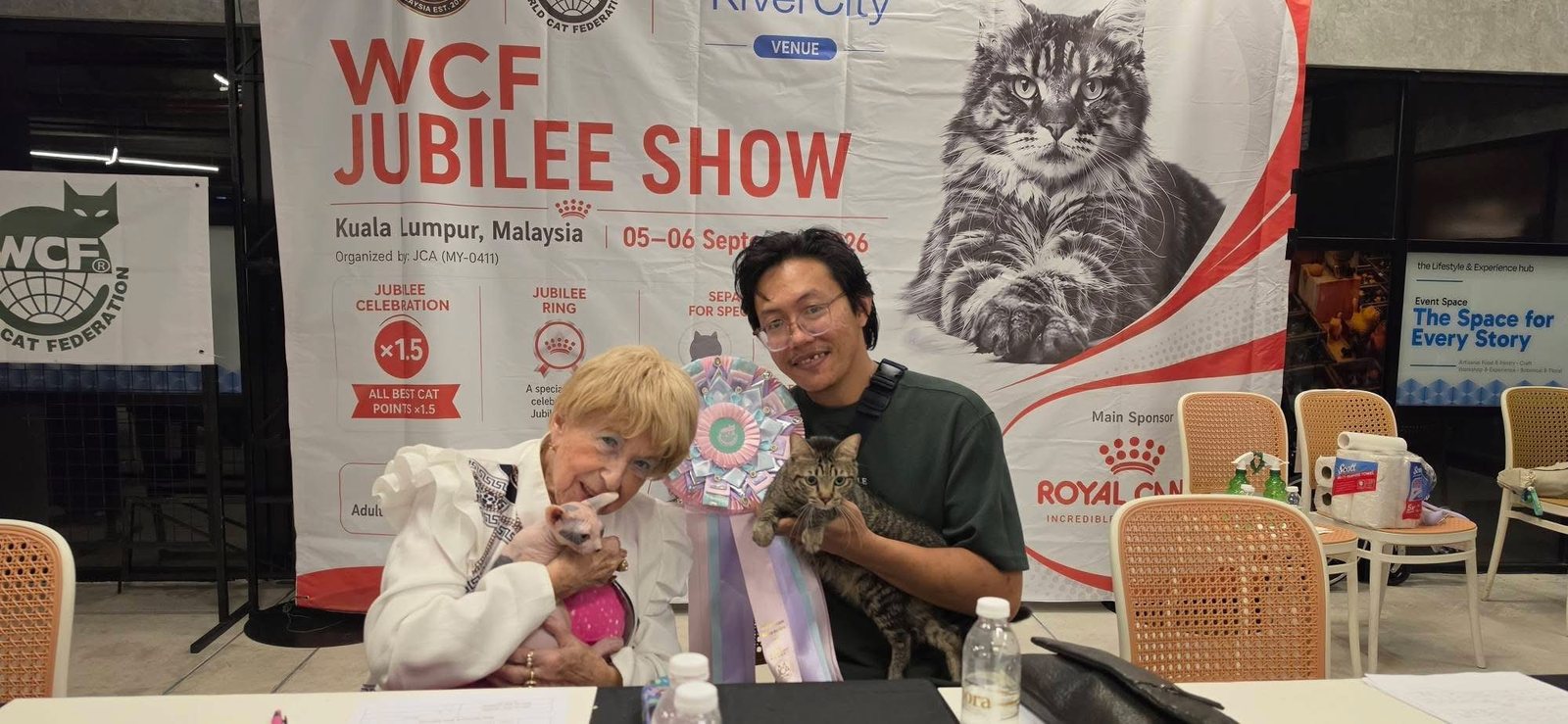 At the WCF Jubilee Show